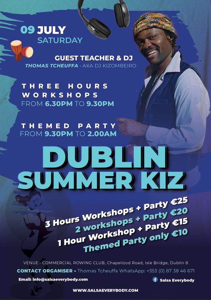 DUBLIN SUMMER KIZ NIGHT \u2013 (WORKSHOPS & THEMED PARTY)