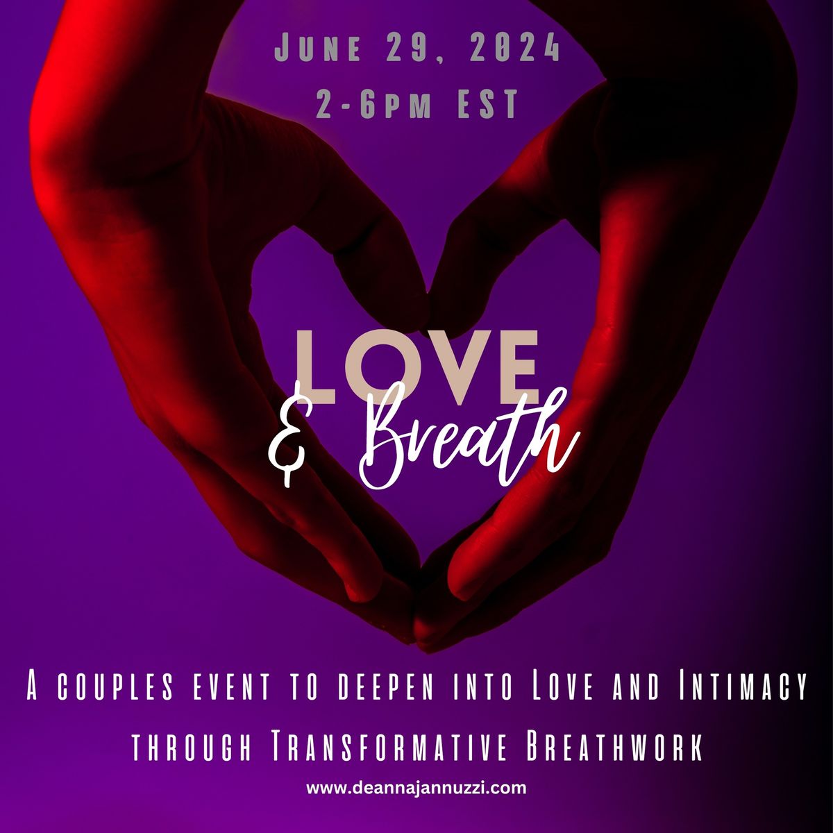 Love & Breath: A Couples Intimacy & Connection Breathwork Event