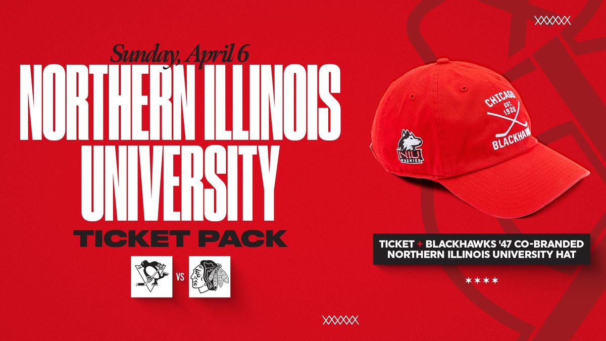 Northern Illinois University Ticket Pack: Blackhawks vs. Penguins