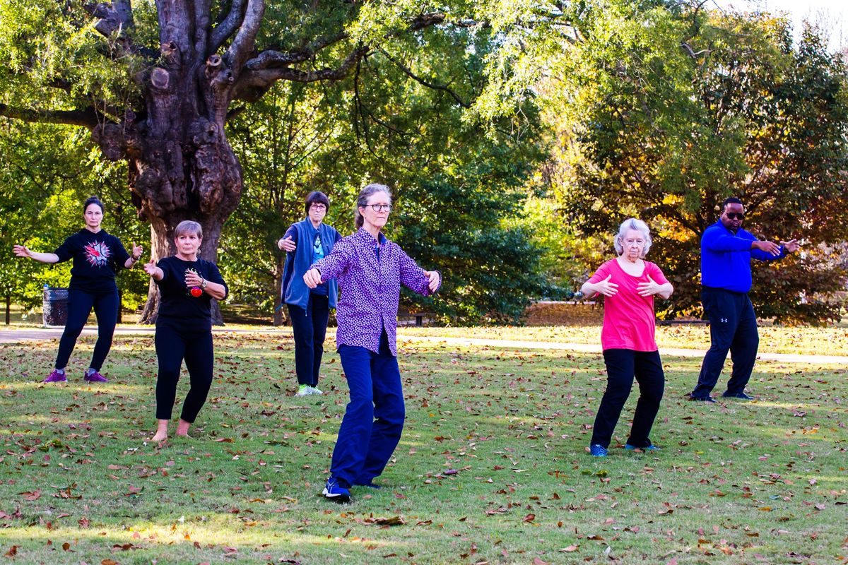 Tai Chi in the Overton Park Formal Gardens