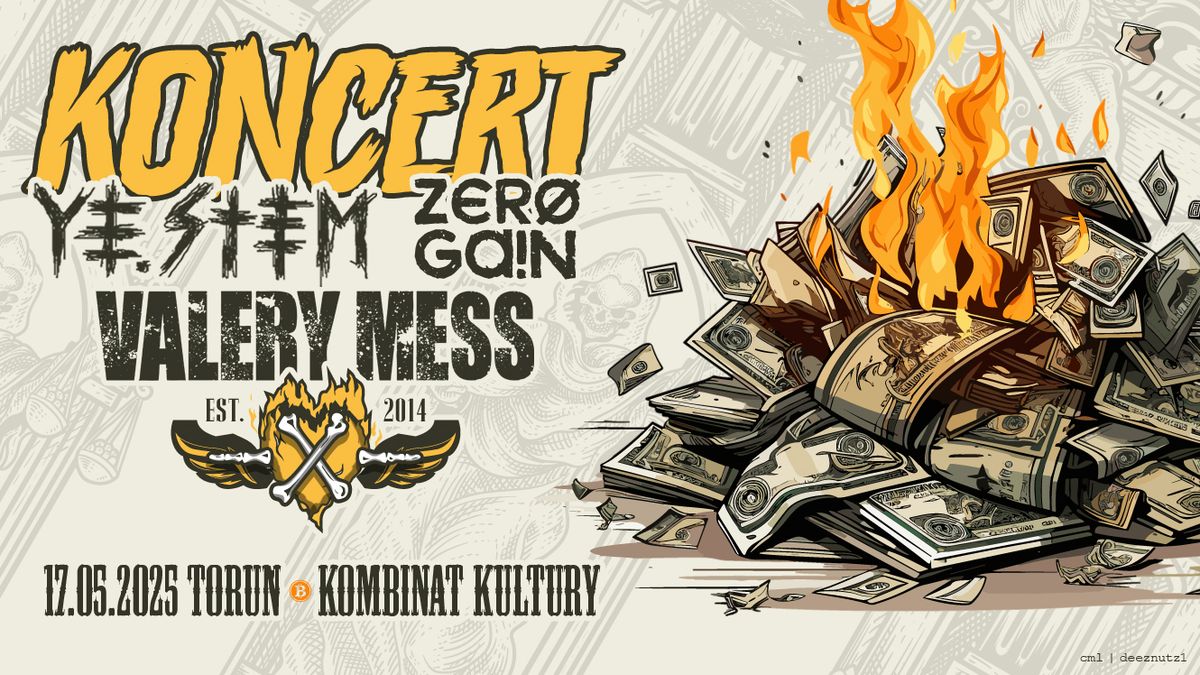 KONCERT - VALERY MESS + YE.STEM + ZERO GAIN