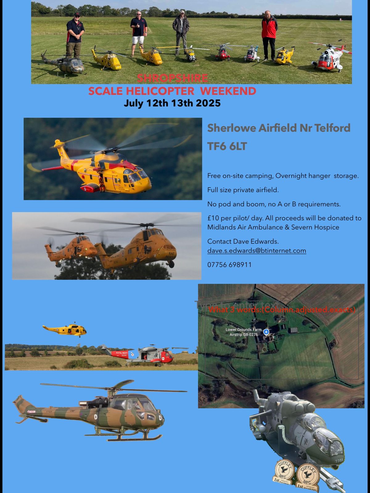 Shropshire Scale Helicopter Weekend 