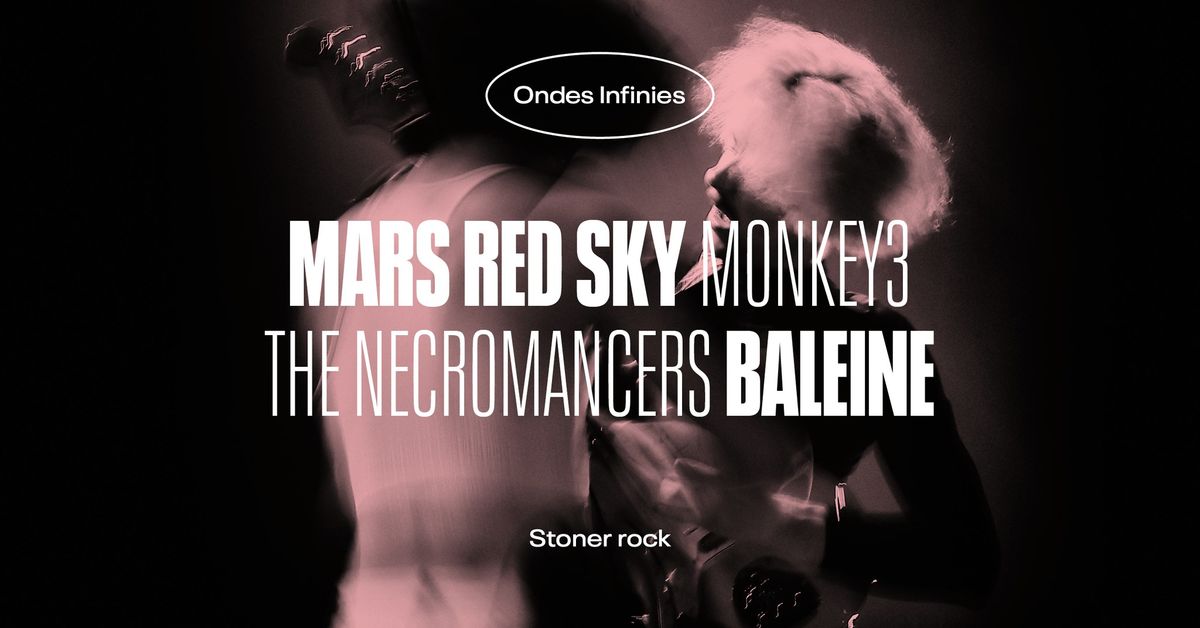 Mars Red Sky + Monkey3 + The Necromancers + Baleine \u2022 L'Autre Canal Nancy