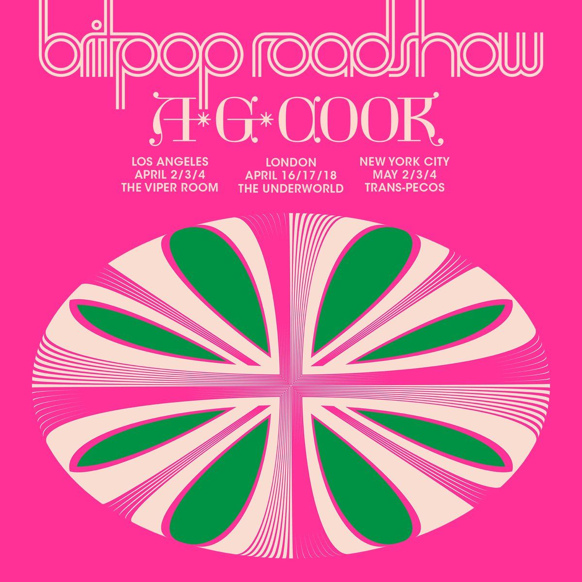 A.G. Cook London Tickets, Electric Brixton, London, 18 October to 20