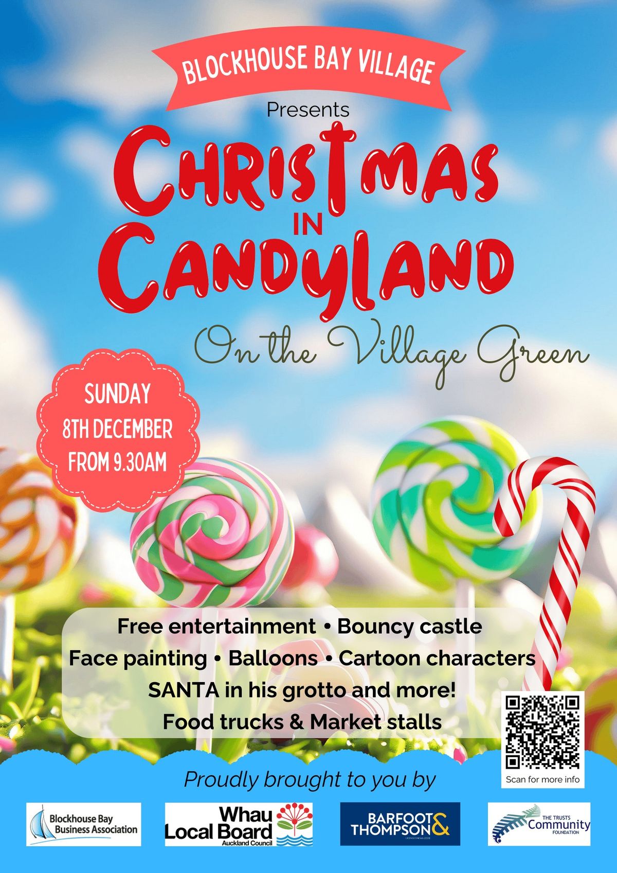 Blockhouse Bay Village - Christmas in Candyland