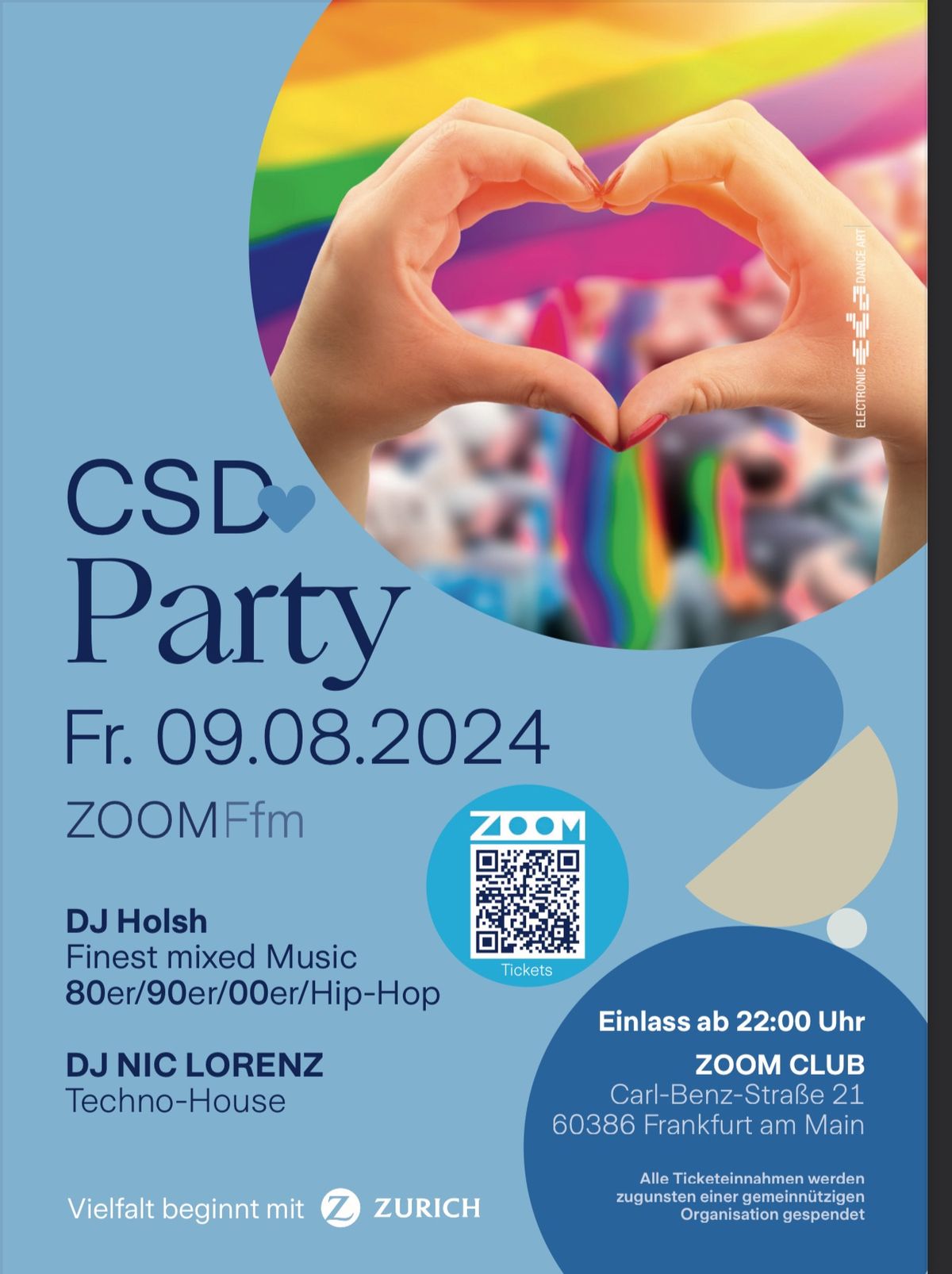 CSD Party 2024 - ZOOM Frankfurt am Main