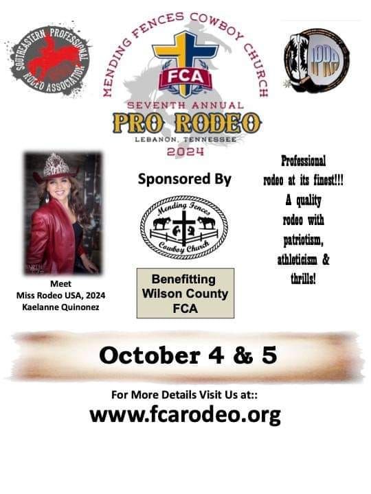 7th Annual Pro Rodeo Benefiting Wilson Co FCA