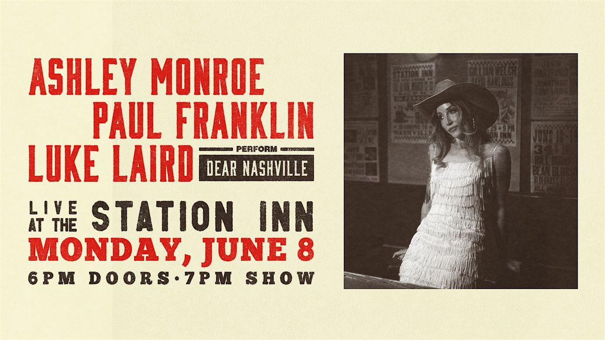 Ashley Monroe, Luke Laird & Paul Franklin perform 'Dear Nashville'