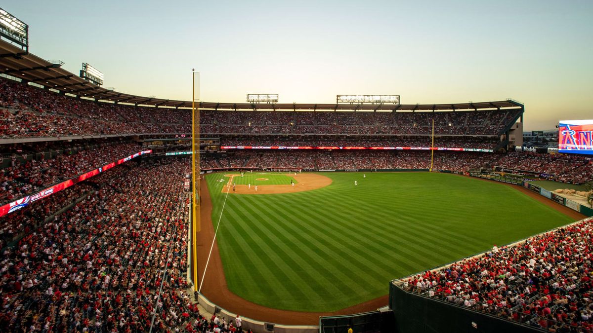 Spring Training - Los Angeles Dodgers at Los Angeles Angels at Angel Stadium