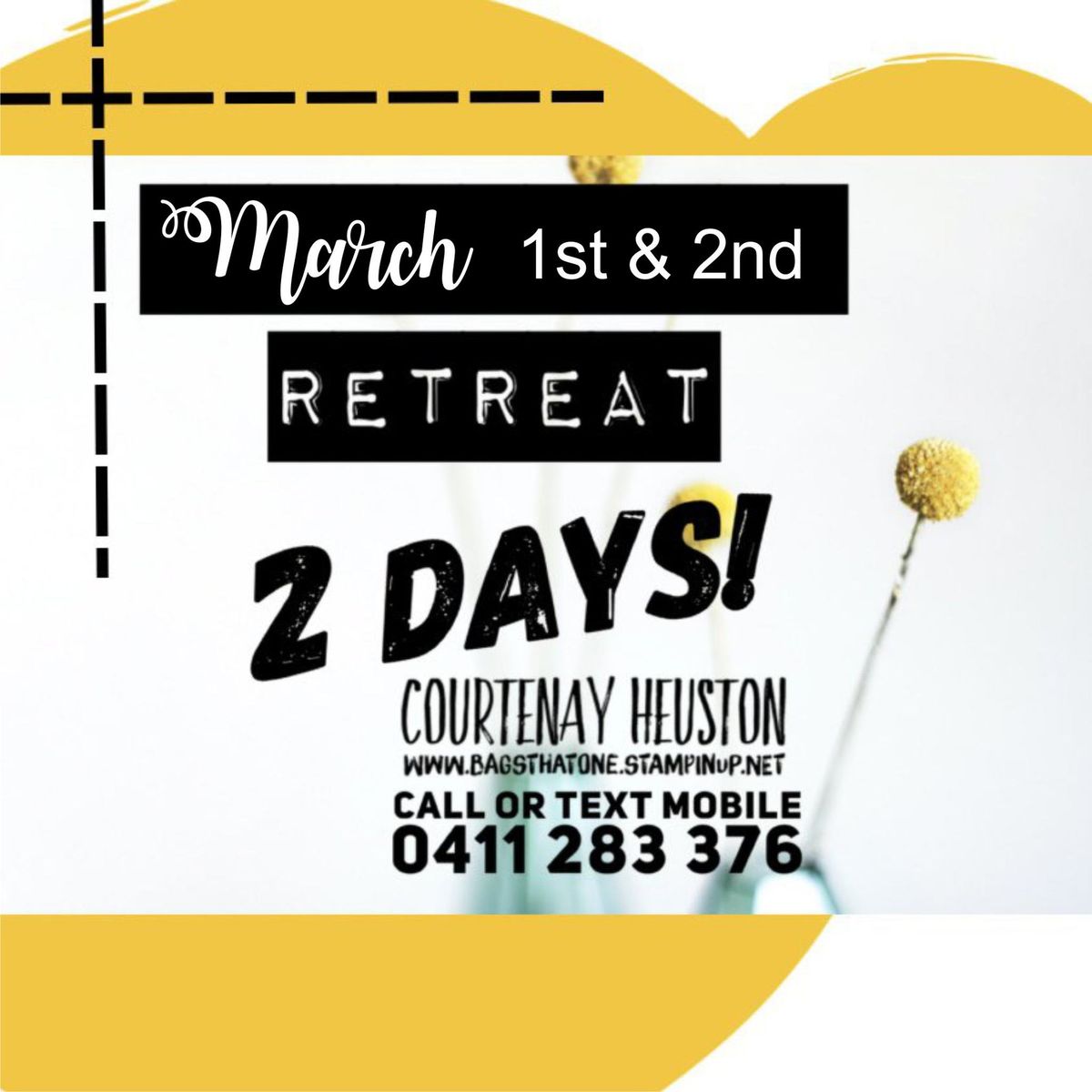 2 day March 2024 Retreat