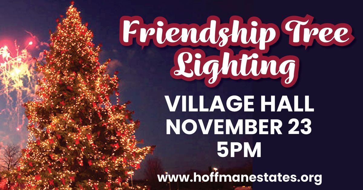 Friendship Tree Lighting Ceremony