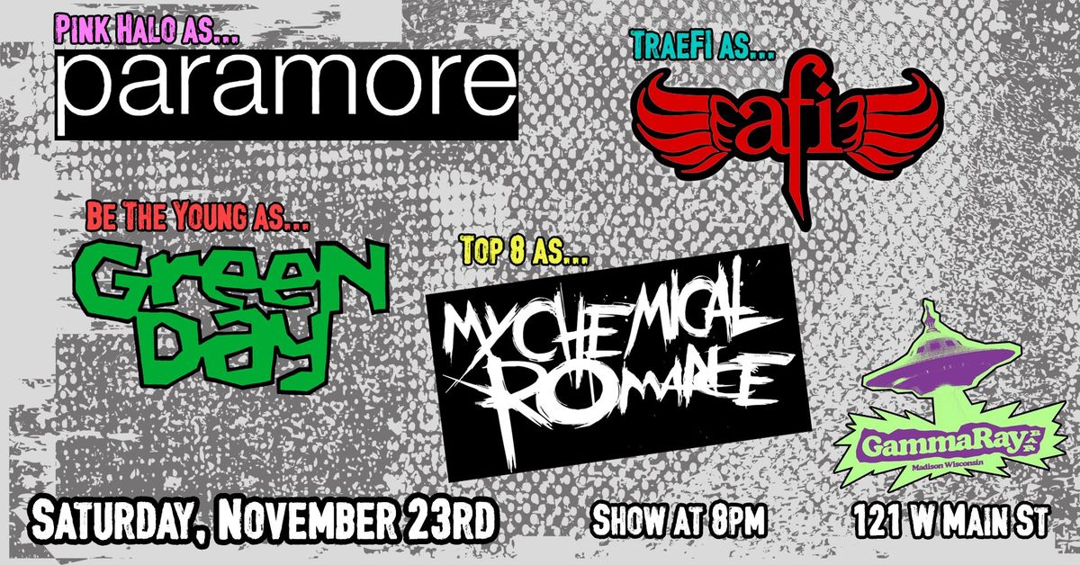 Paramore, AFI, Green Day, My Chemical Romance Tributes at Gamma Ray Bar