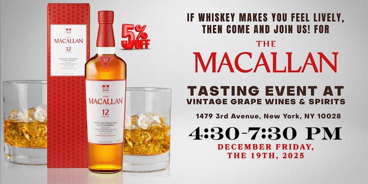 Warm Up with Whisky: A Taste of The Macallan Sherry & Double Oak