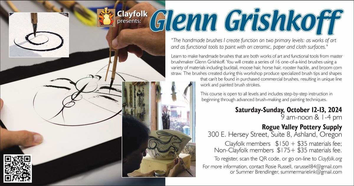 Glenn Grishkoff brush making workshop