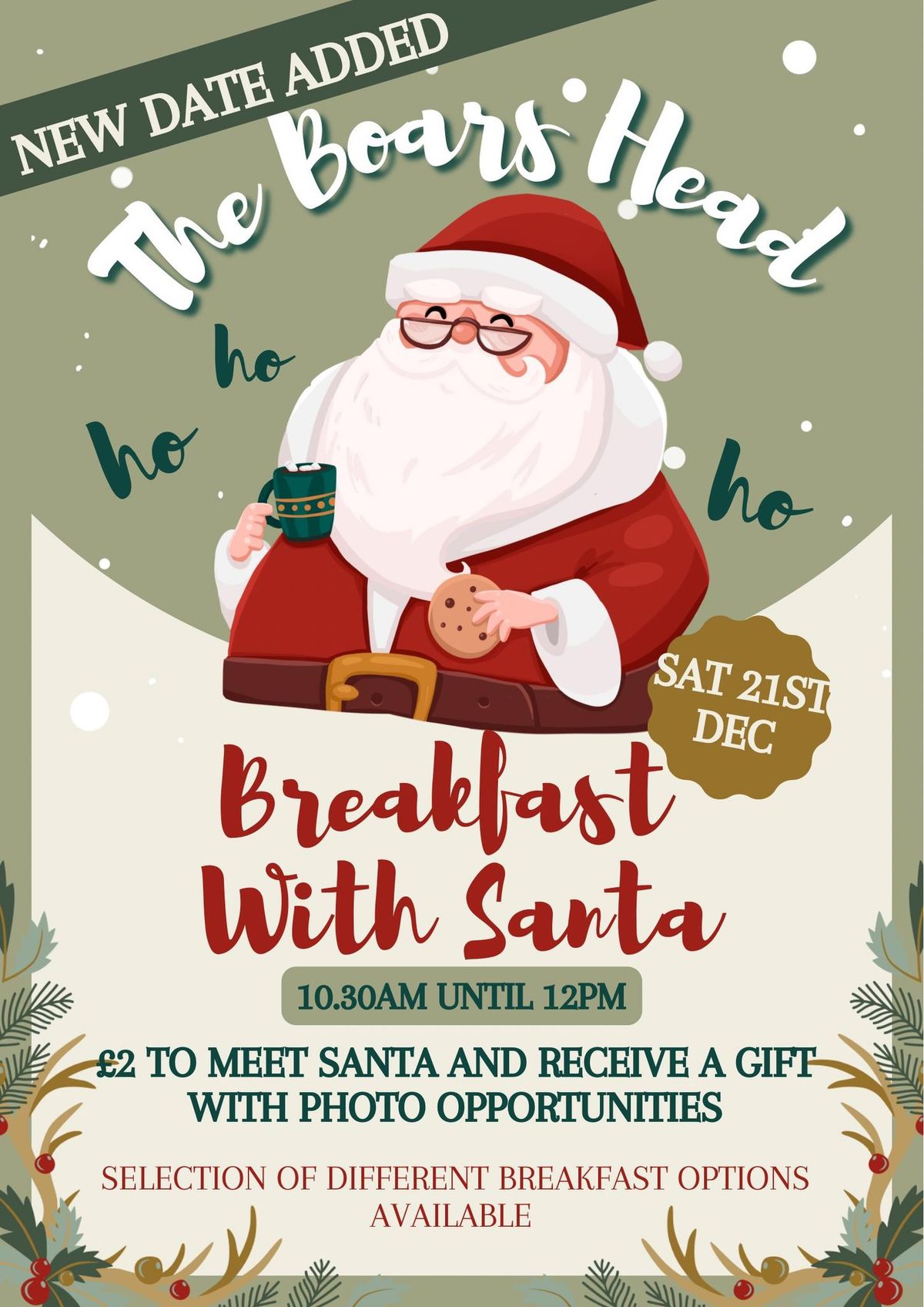 Breakfast with Santa New Date