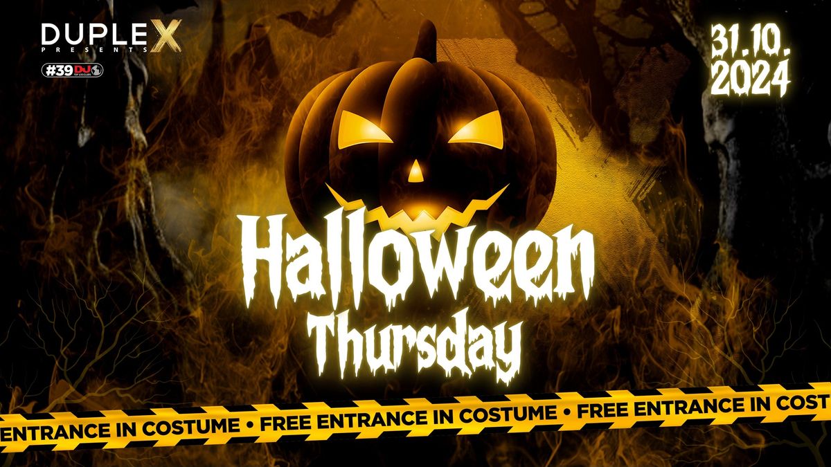 HALLOWEEN THURSDAY - 31.10.2024