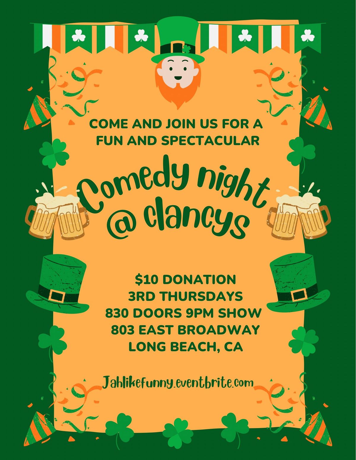 Comedy Night at Clancy's