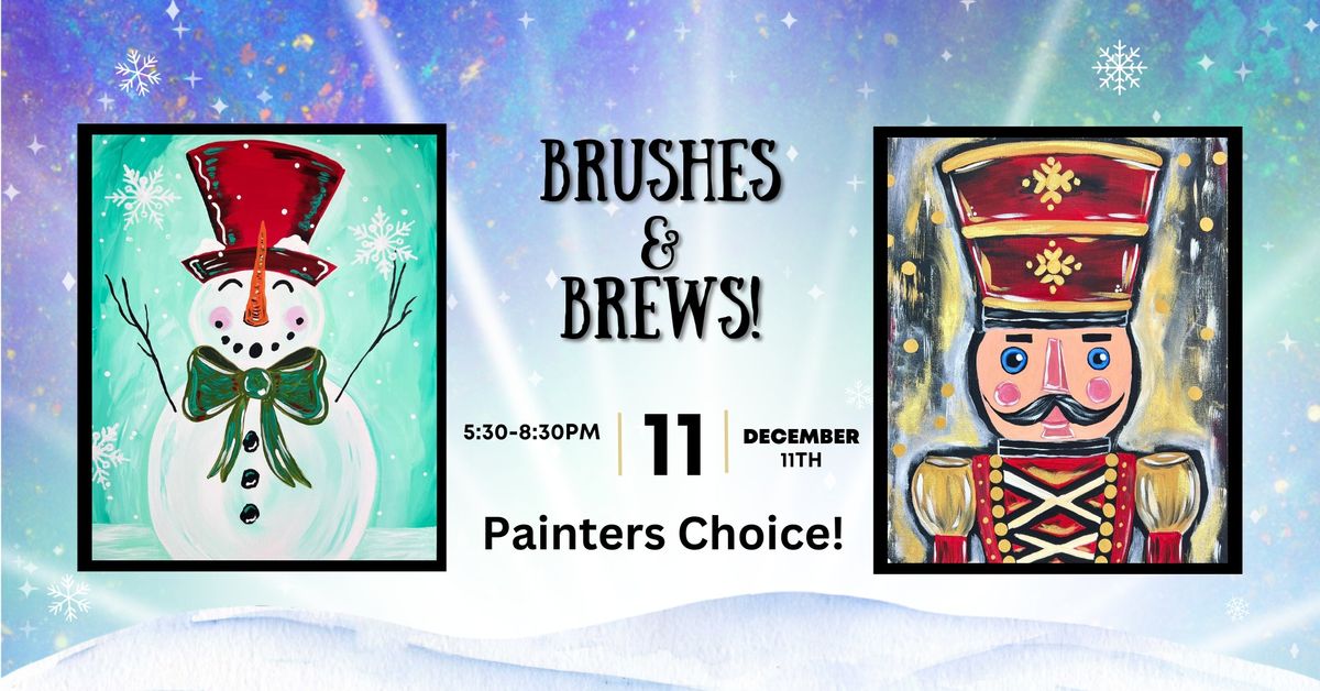 BRUSHES & BREWS AT Oyster City Brewing Co.