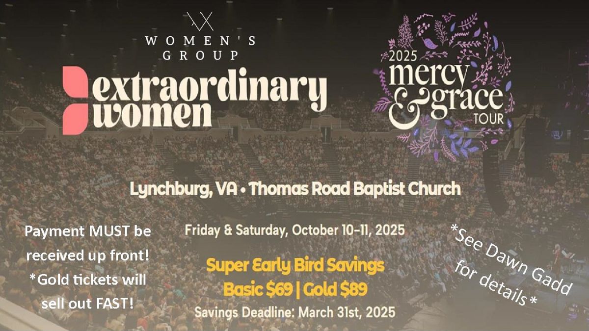 Extraordinary Women: 2025 Mercy & Grace Tour