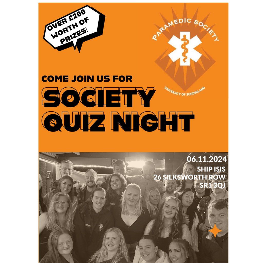 Paramedic Society Quiz Night