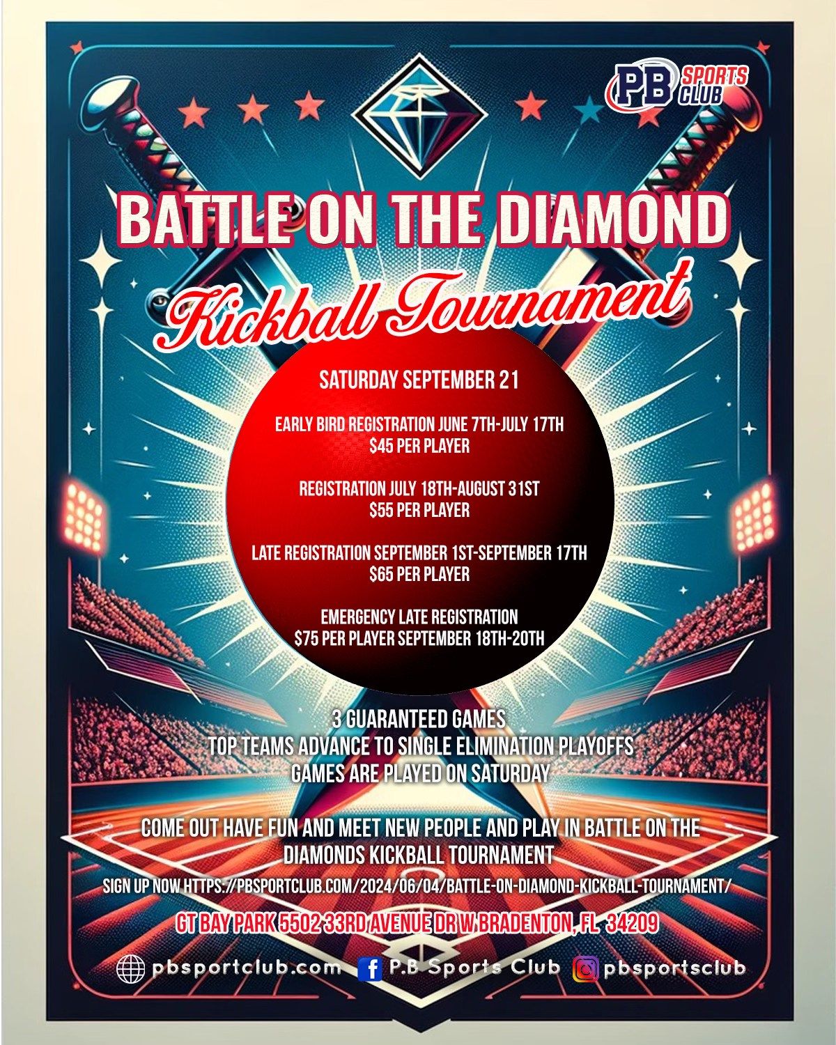 Battle On The Diamond Kickball Tournament