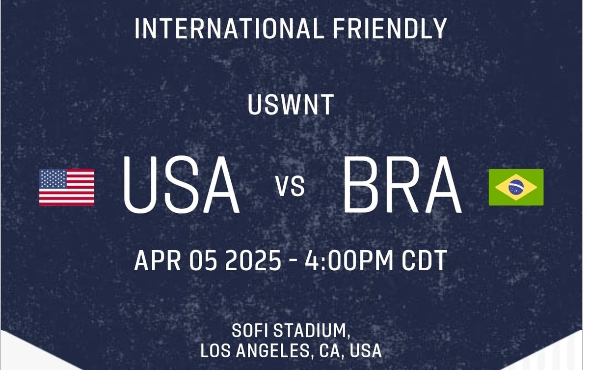 USWNT vs Brazil Friendly #1