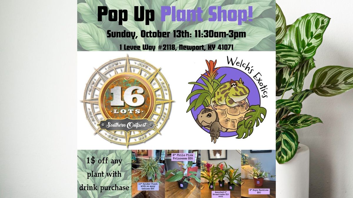 Pop-up Plant Sale