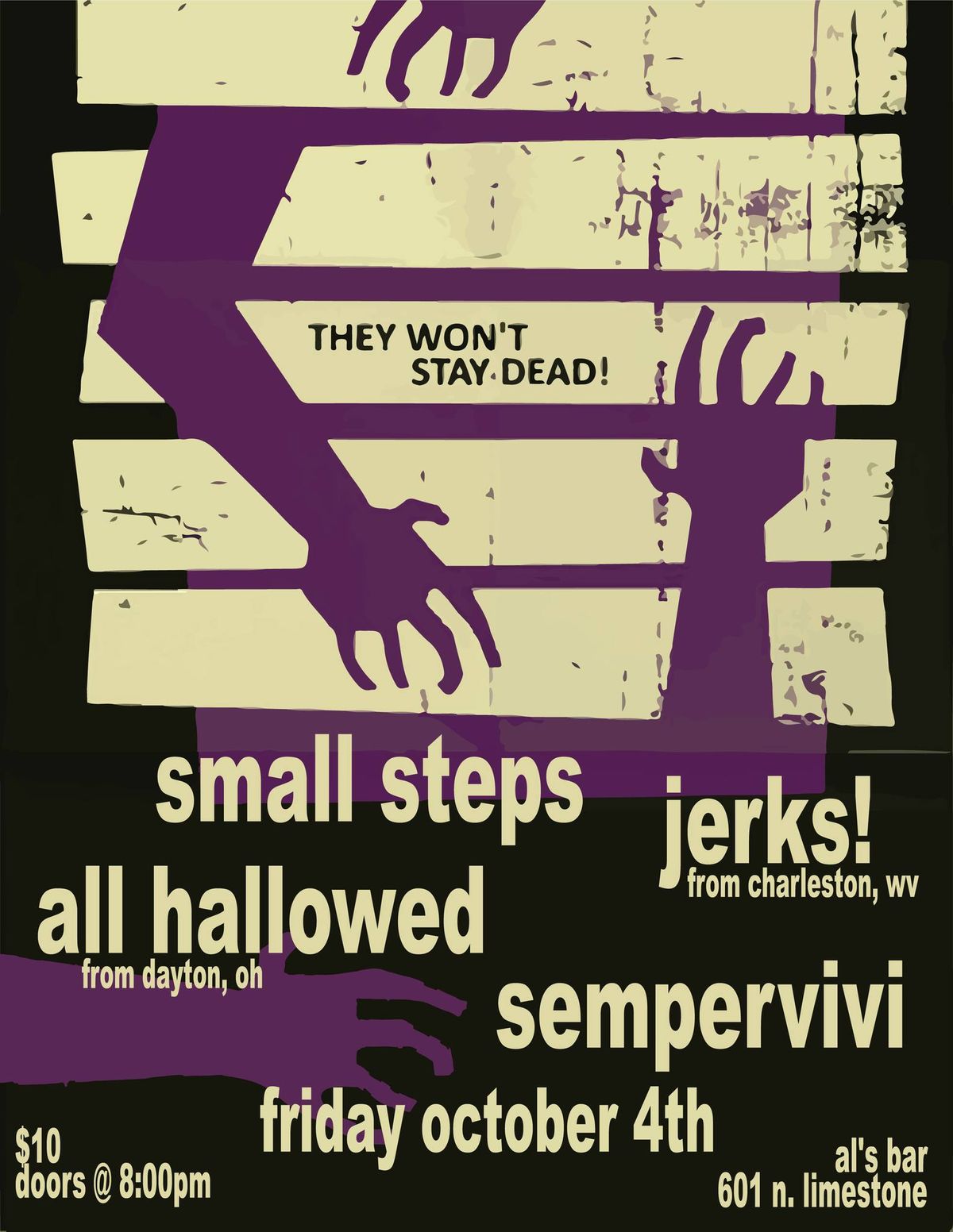 LIVE! Small Steps, Jerks!, All Hallowed, Sempervivi