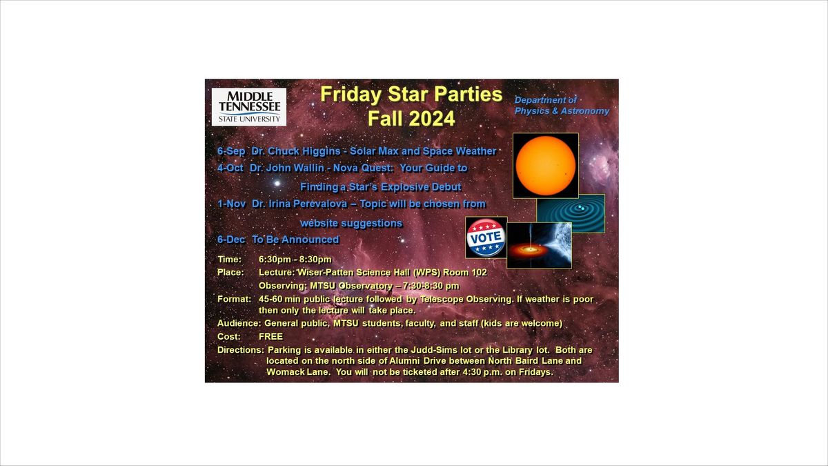 First Friday Star Party