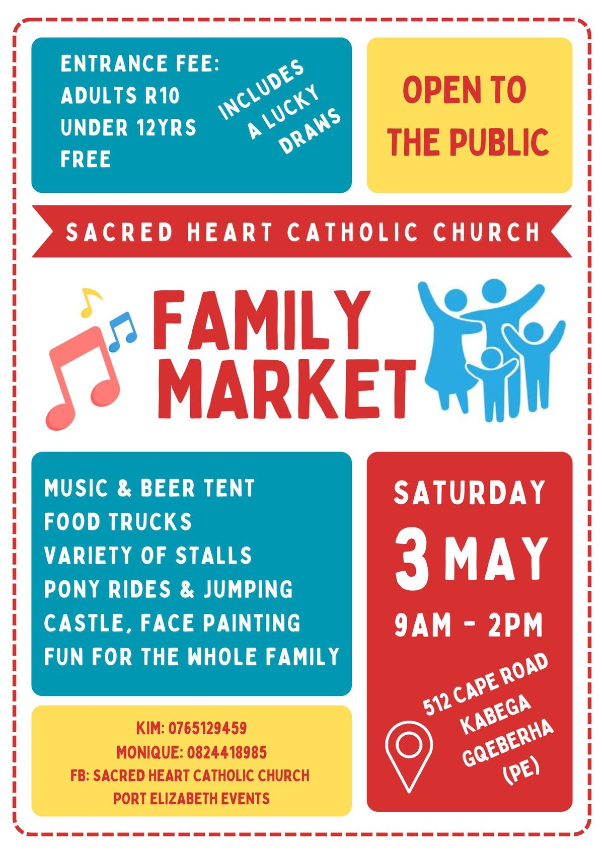 SACRED HEART FAMILY MARKET - Open to the public