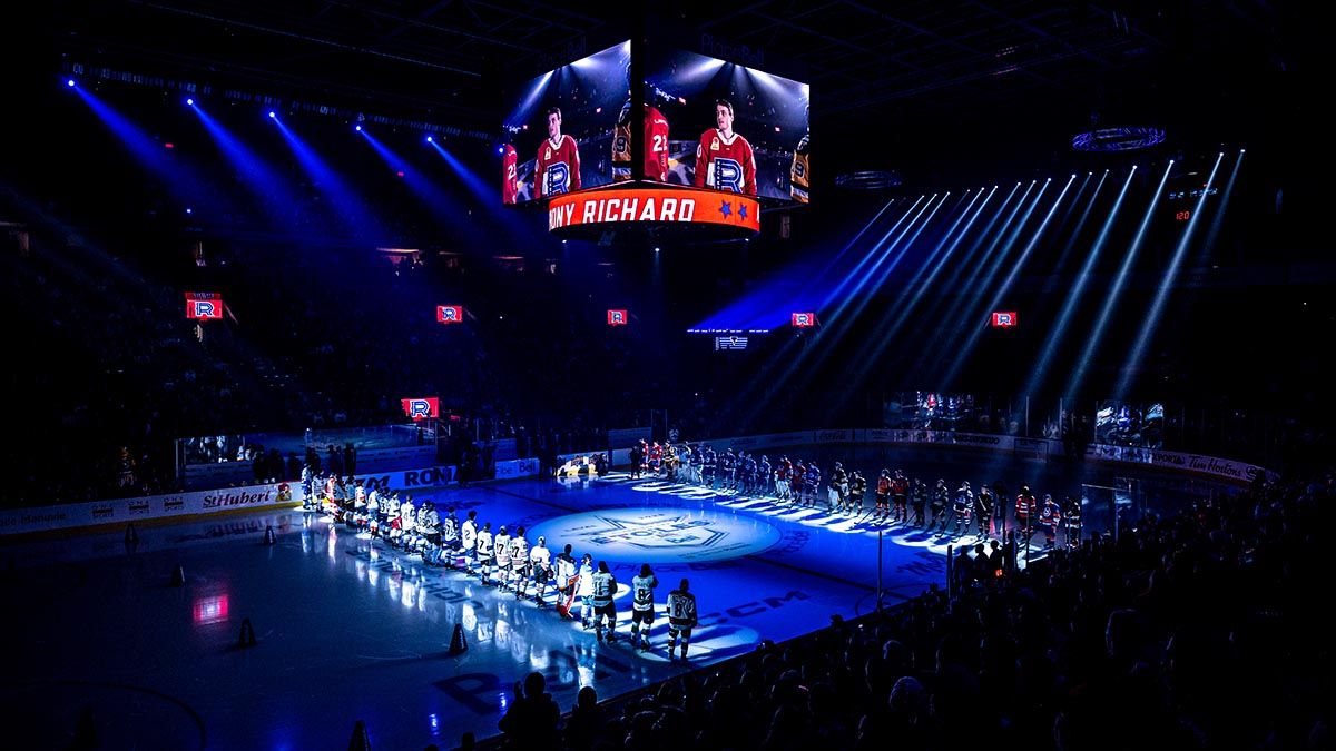 Abbotsford Canucks at Laval Rocket at Place Bell