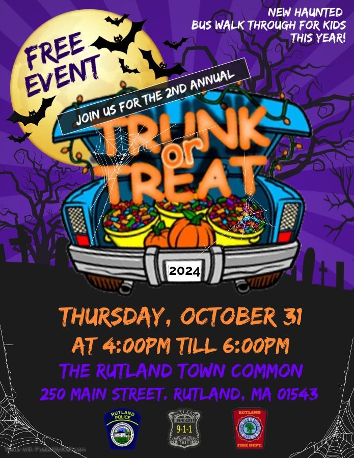  Public Safety 2nd Annual Trunk or Treat