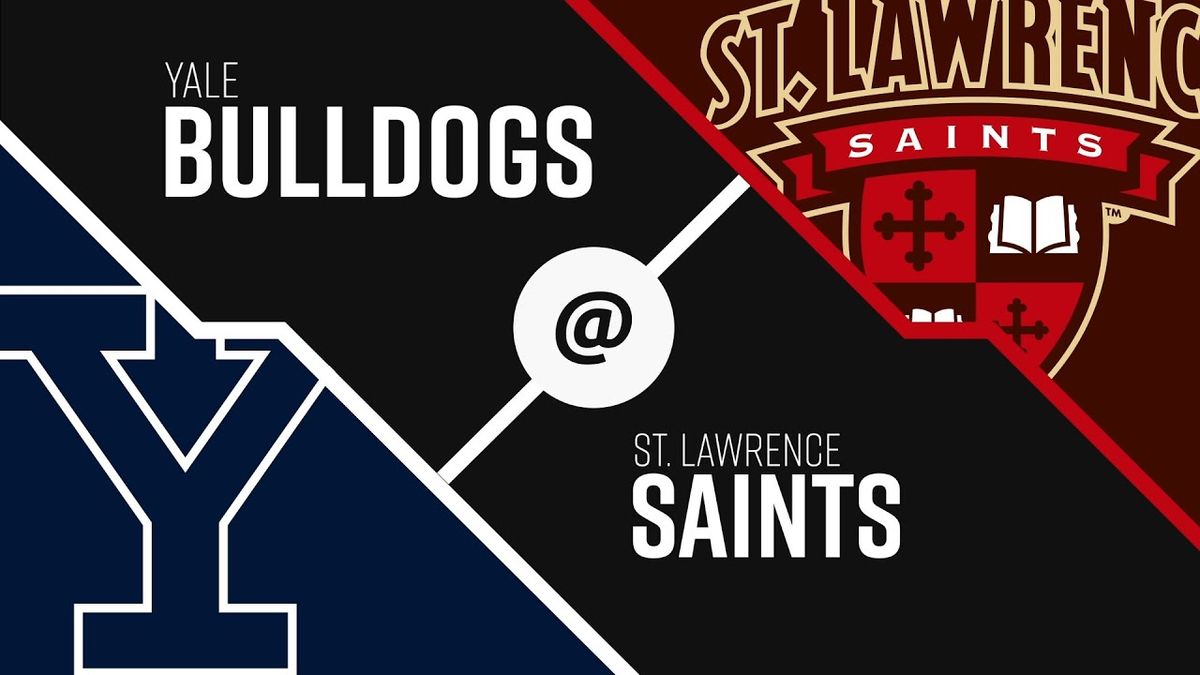 St. Lawrence Saints at Yale Bulldogs Mens Hockey