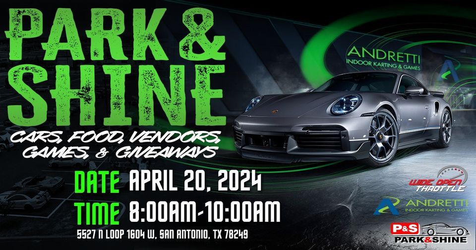 Park & Shine Car Show at Andretti!