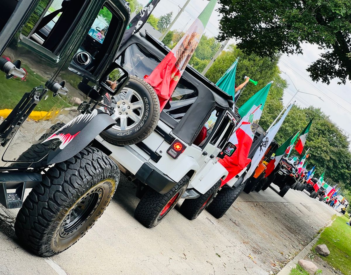 Cinco De Mayo Festival Jeep show Convoy