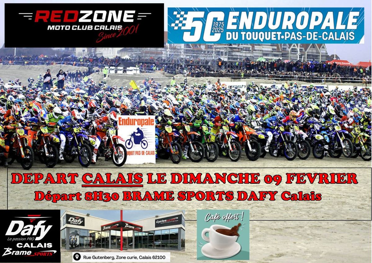 50e Enduropale du Touquet - D\u00e9part de Calais