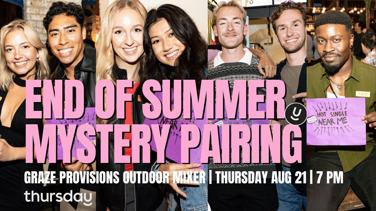 Thursday | Summer's Last Mystery Pairing @ GRAZE  Minneapolis