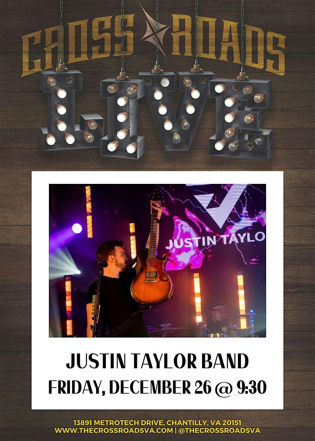 Crossroads Live Presents: Justin Taylor