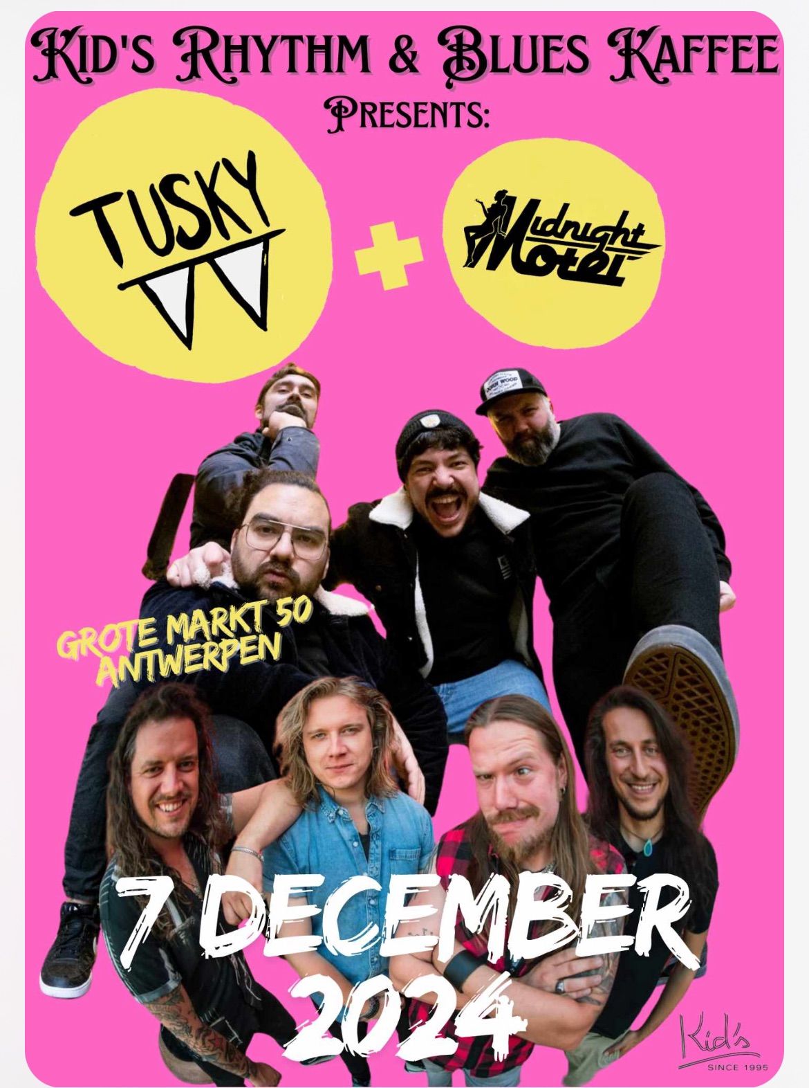 TUSKY + Midnight Motel @ Kid\u2019s!! 