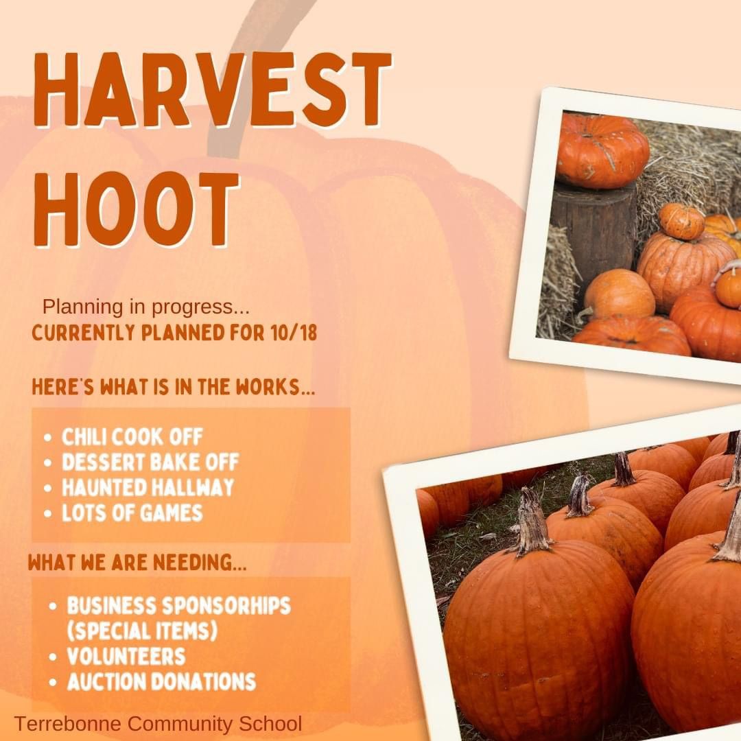 Harvest hoot -School Families only