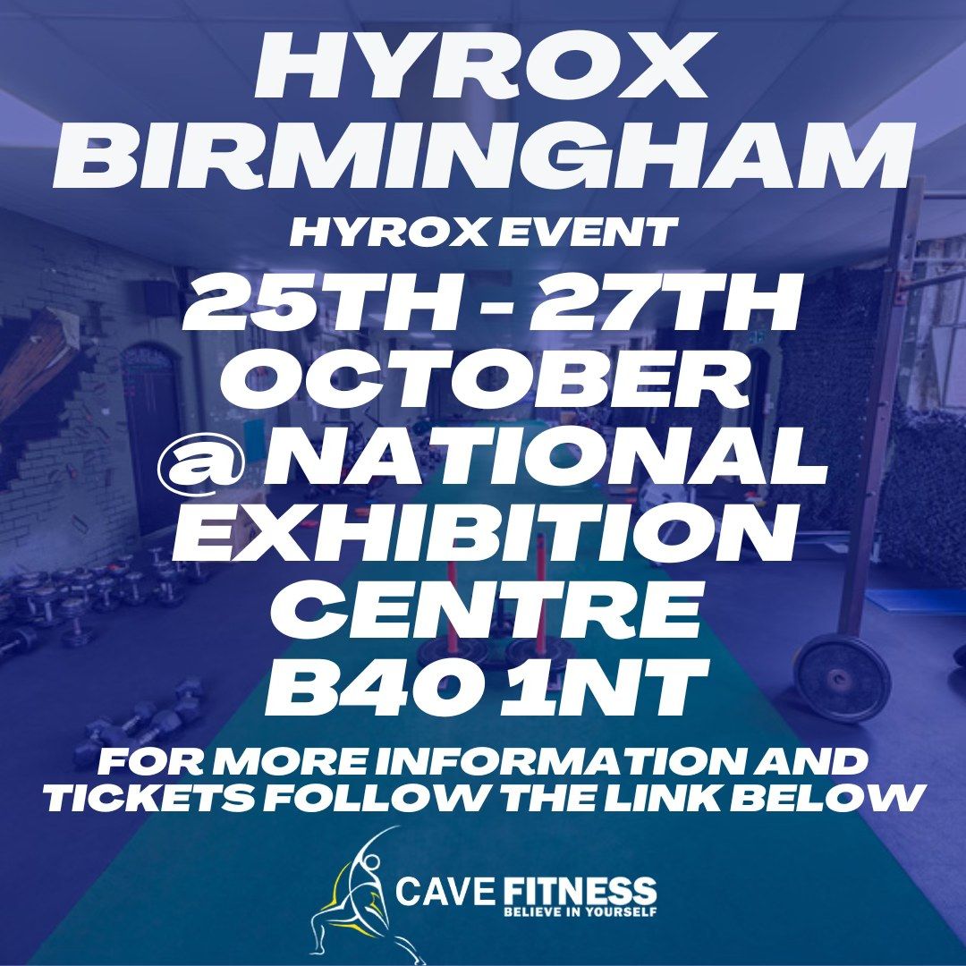 CAVE FITNESS DOES HYROX BIRMINGHAM