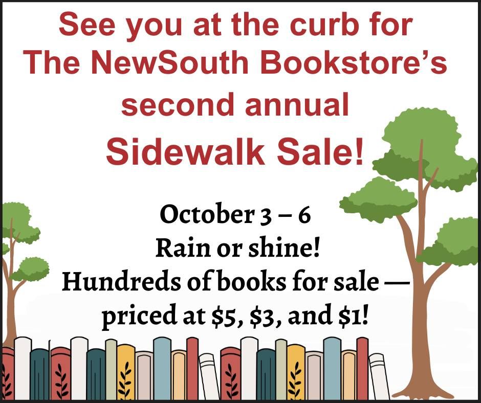 The NewSouth Bookstore's Second Annual Sidewalk Sale!