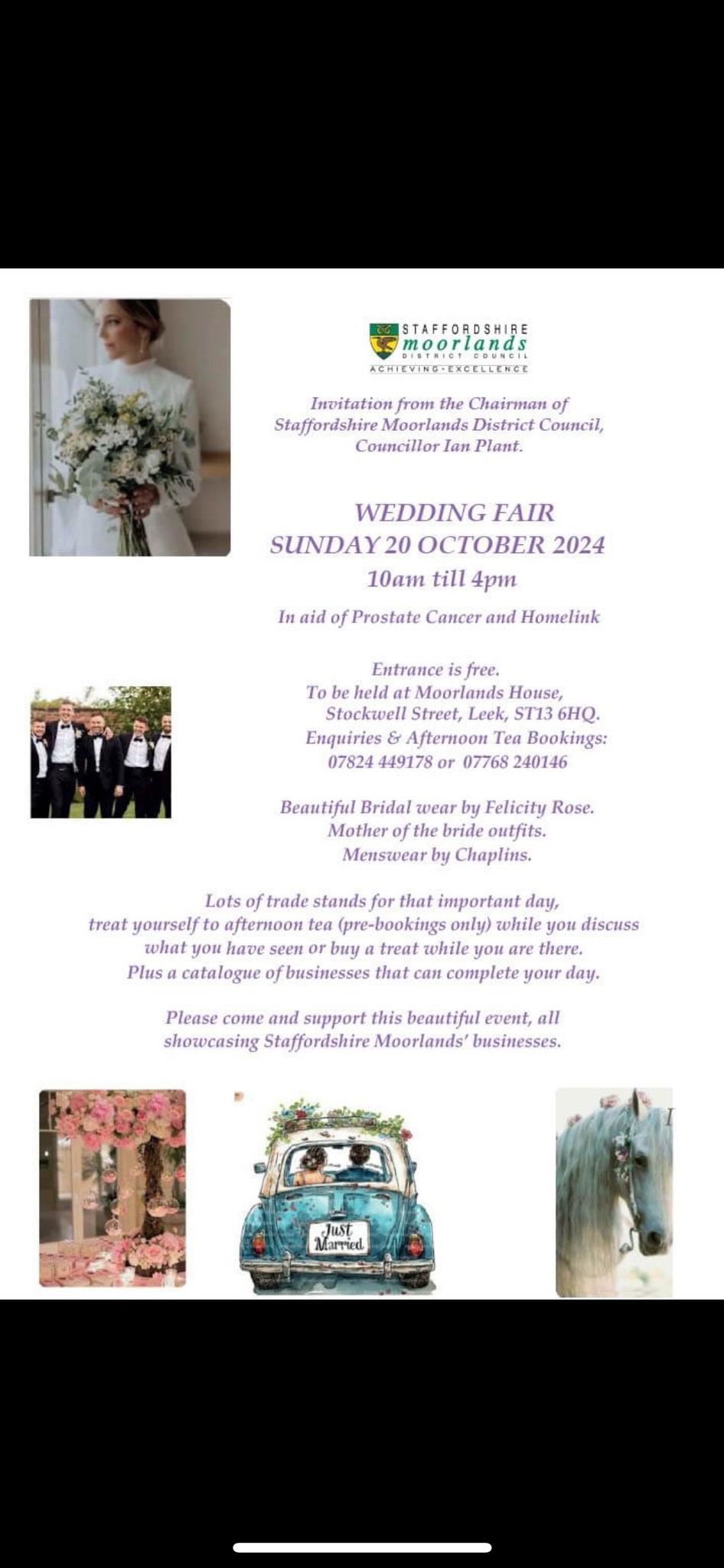 Charity event wedding fayre 