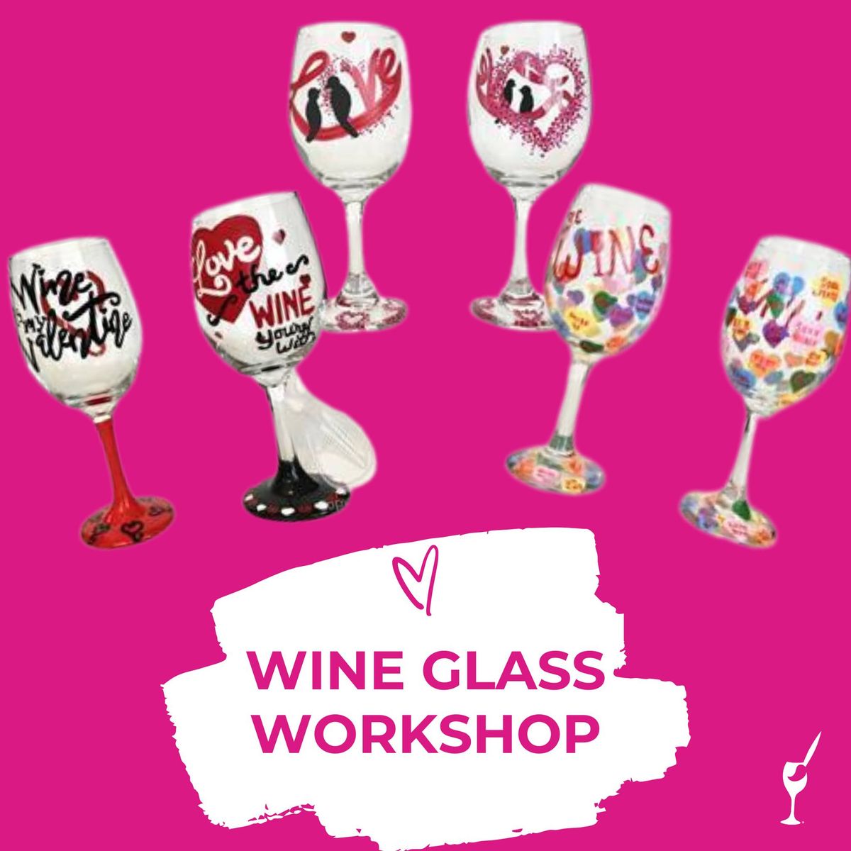 WINE GLASS WORKSHOP! *ADD A DIY CANDLE