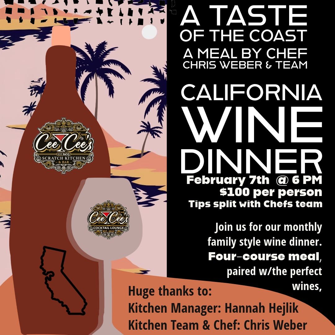 California Wine Dinner