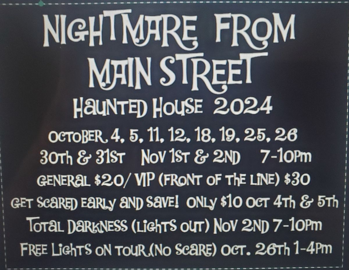 Scariest Haunted House on the Central Coast is back!