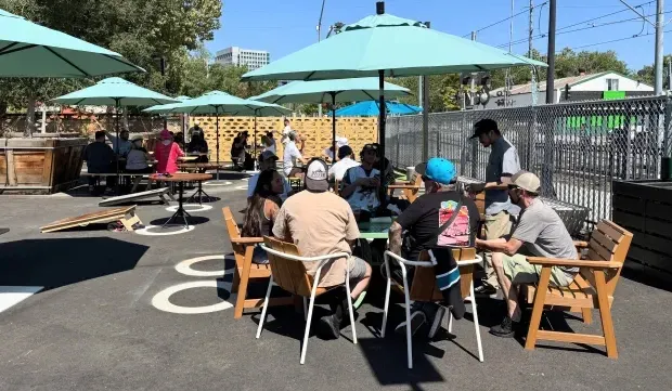Hapas Beer Garden \/ Games \/ Food\n\ud83c\udf7b\ud83d\udd25\ud83c\udccf\ud83c\udf54 - Near Caltrain Dirdion SJ
