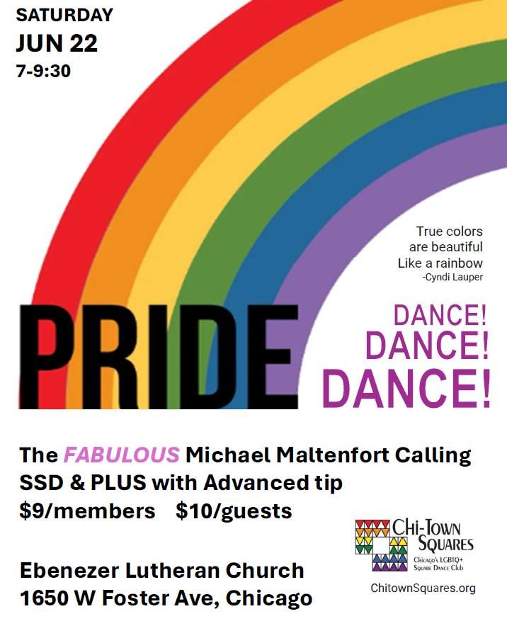 Show your true colors at the Chitown Squares PRIDE DANCE!!!!