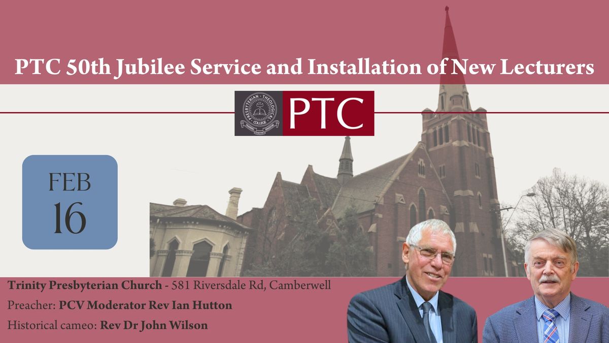 PTC 50th Jubilee Service and Installation of New Lecturers