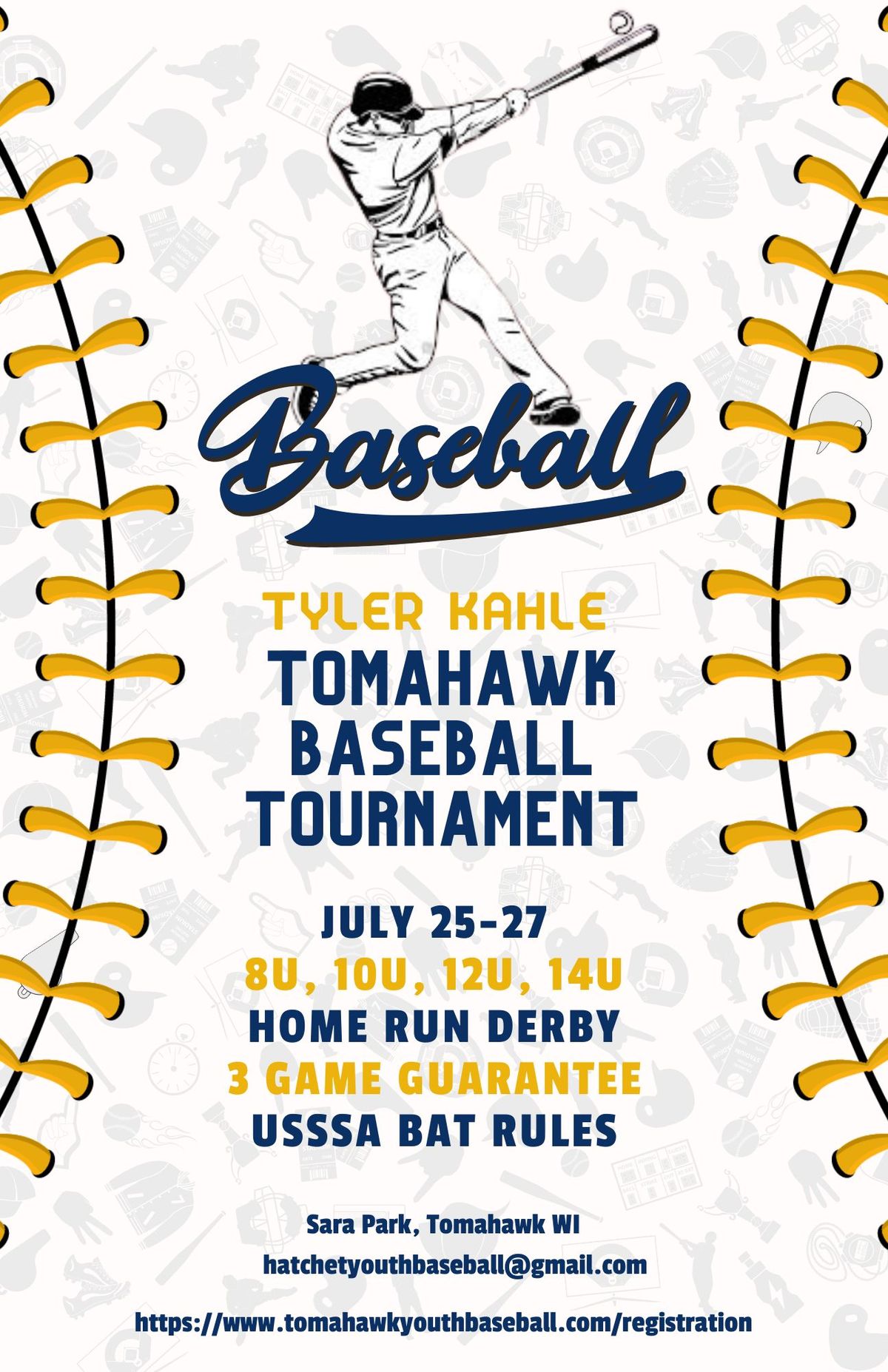 Tyler Kahle Tomahawk Baseball Tournament